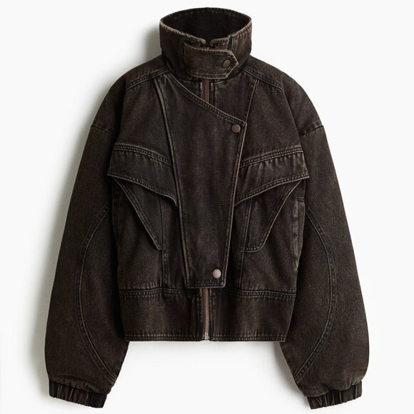 Lorena Saravia H&M Voluminous Twill Jacket Dark Brown - PRICE FIRM - Picture 3 of 4